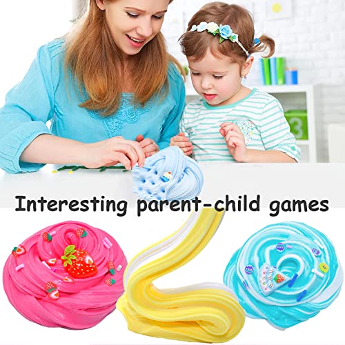 Butter Slime Kit Two-Toned 11 Packed Fidget Toy, Educational Slime Toys, Birthday Gifts Prize Party Favors for Girl Boys Kids 6 7 8 9 10 11 12 - Image 7