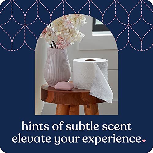 Quilted Northern Ultra Plush Toilet Paper with Sweet Lilac & Vanilla Scented Tube, 24 Mega Rolls = 96 Regular Rolls (Packaging May Vary) - Image 8