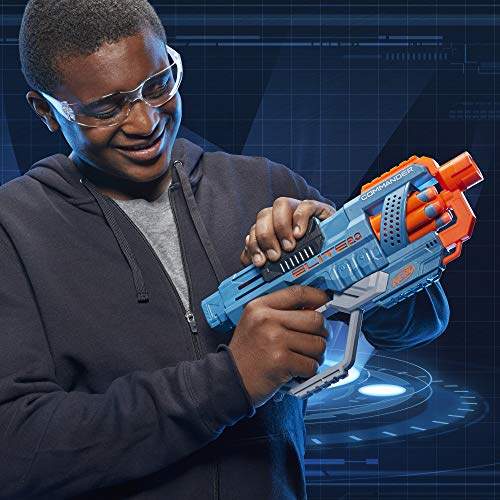 Nerf Elite 2.0 Commander RD-6 Dart Blaster, 12 Darts, 6-Dart Rotating Drum, Blasters, Kids Outdoor Toys for 8 Year Old Boys & Girls and Up - Image 6
